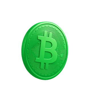 Floating card displaying analytics data for the crypto market